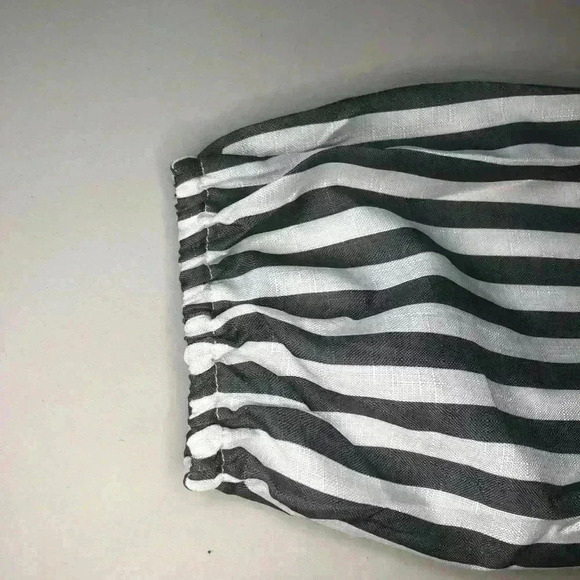 Zeagoo Button Down V Neck Tie Knot Cotton Long Sleeve Casual Blouse Size Medium - Picture 14 of 16